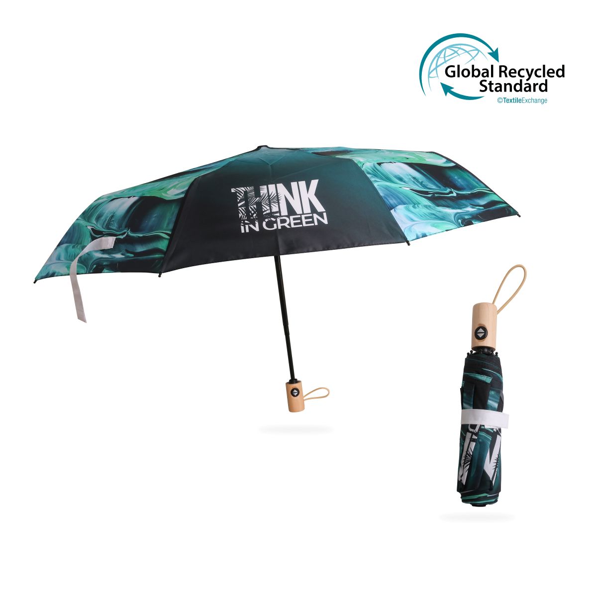 Triple Folding RPET Umbrella 21”